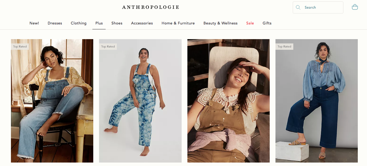 anthropologie grande taille